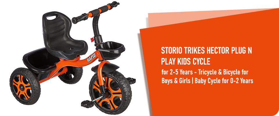Storio Trikes Hector Plug N Play Kids Cycle1